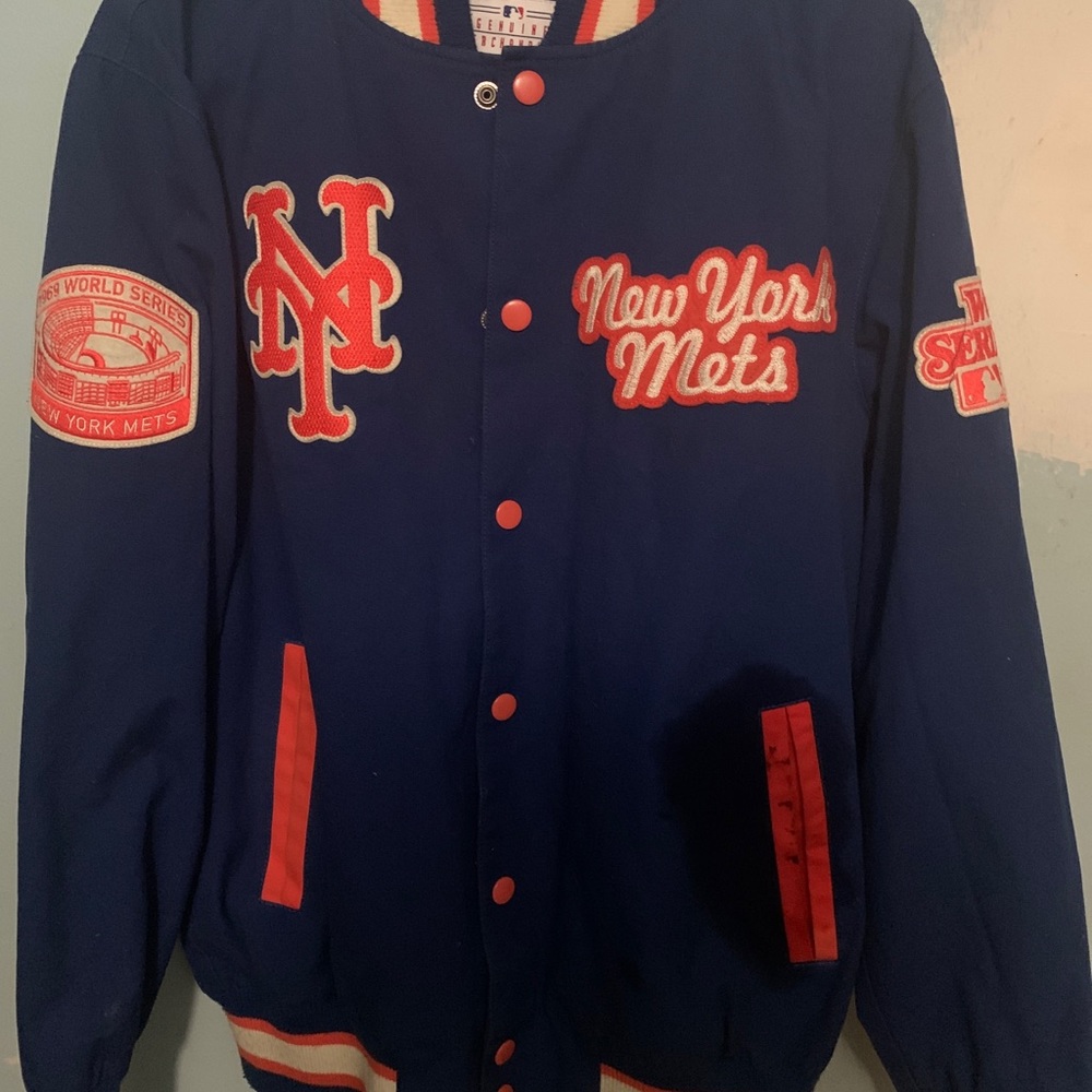 Ny World Series baseball jacket size large but fit xl - Picture 8 of 16